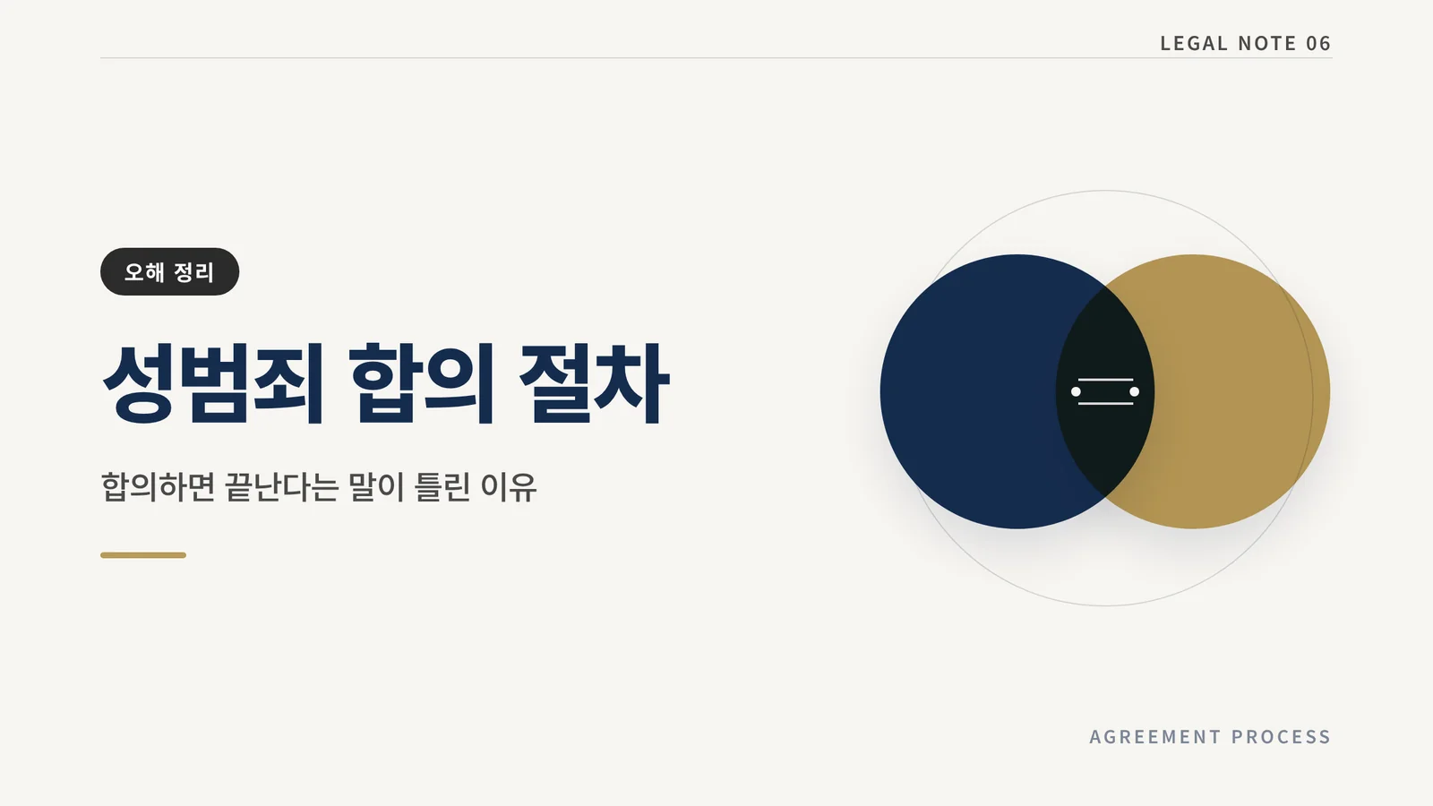 성범죄 합의 절차